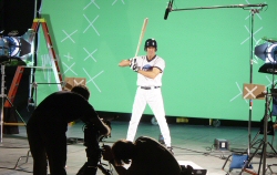 Countdown 6 green screen shoot at Kennedy Space Center